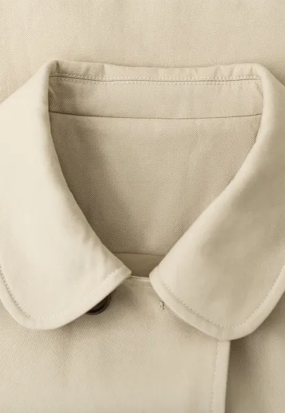 Peter Pan Collar Double Breasted Short Jacket