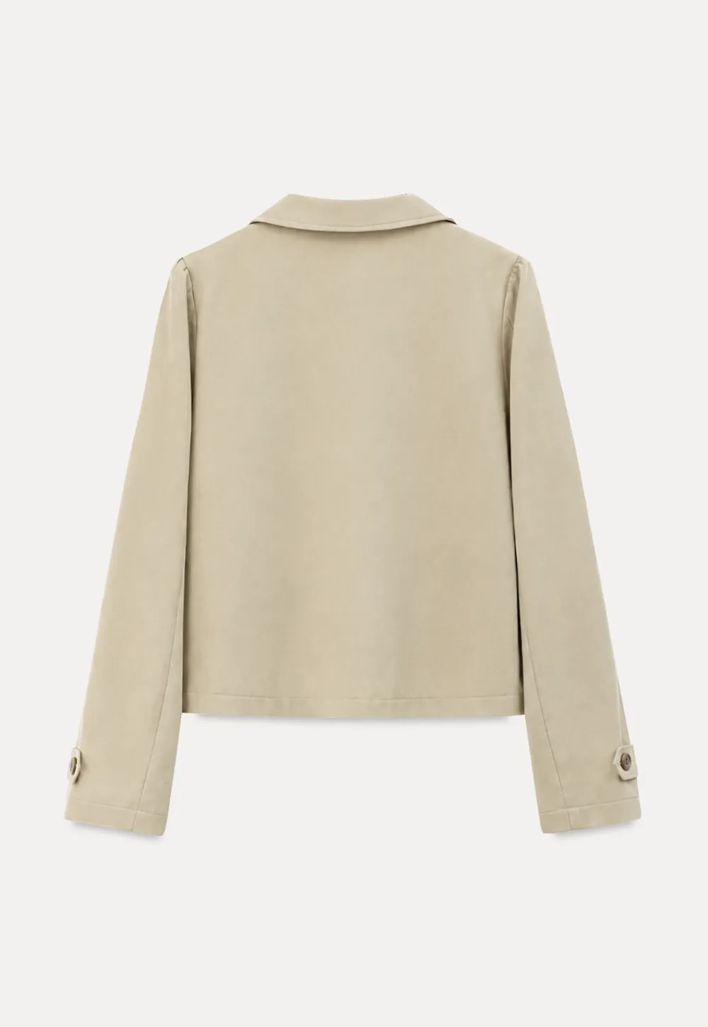 Peter Pan Collar Double Breasted Short Jacket