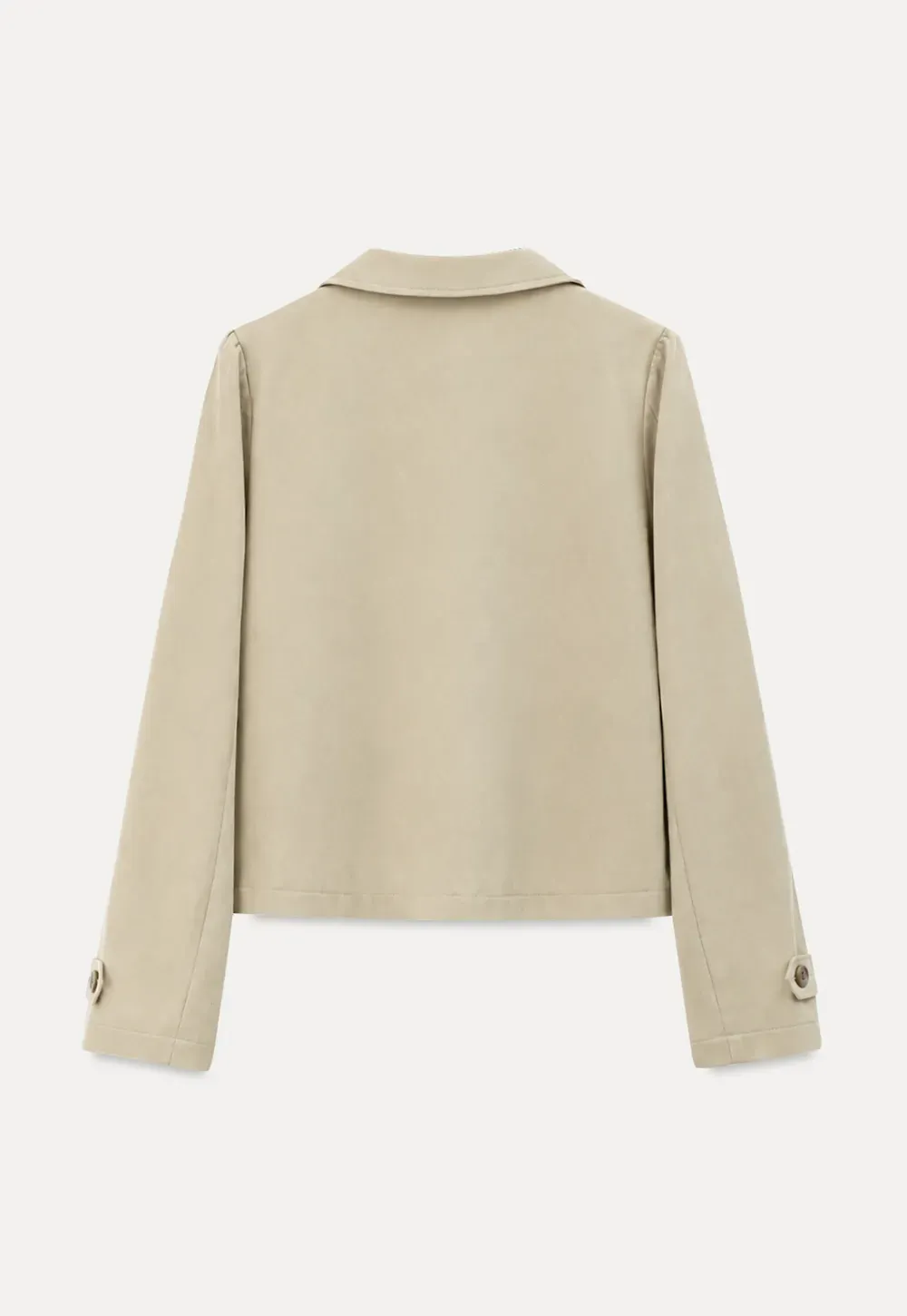 Peter Pan Collar Double Breasted Short Jacket