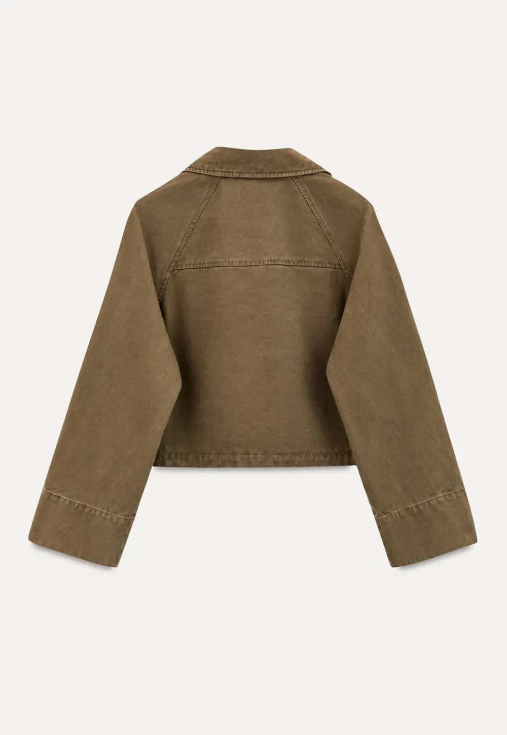 Cropped Double Breasted Short Jacket
