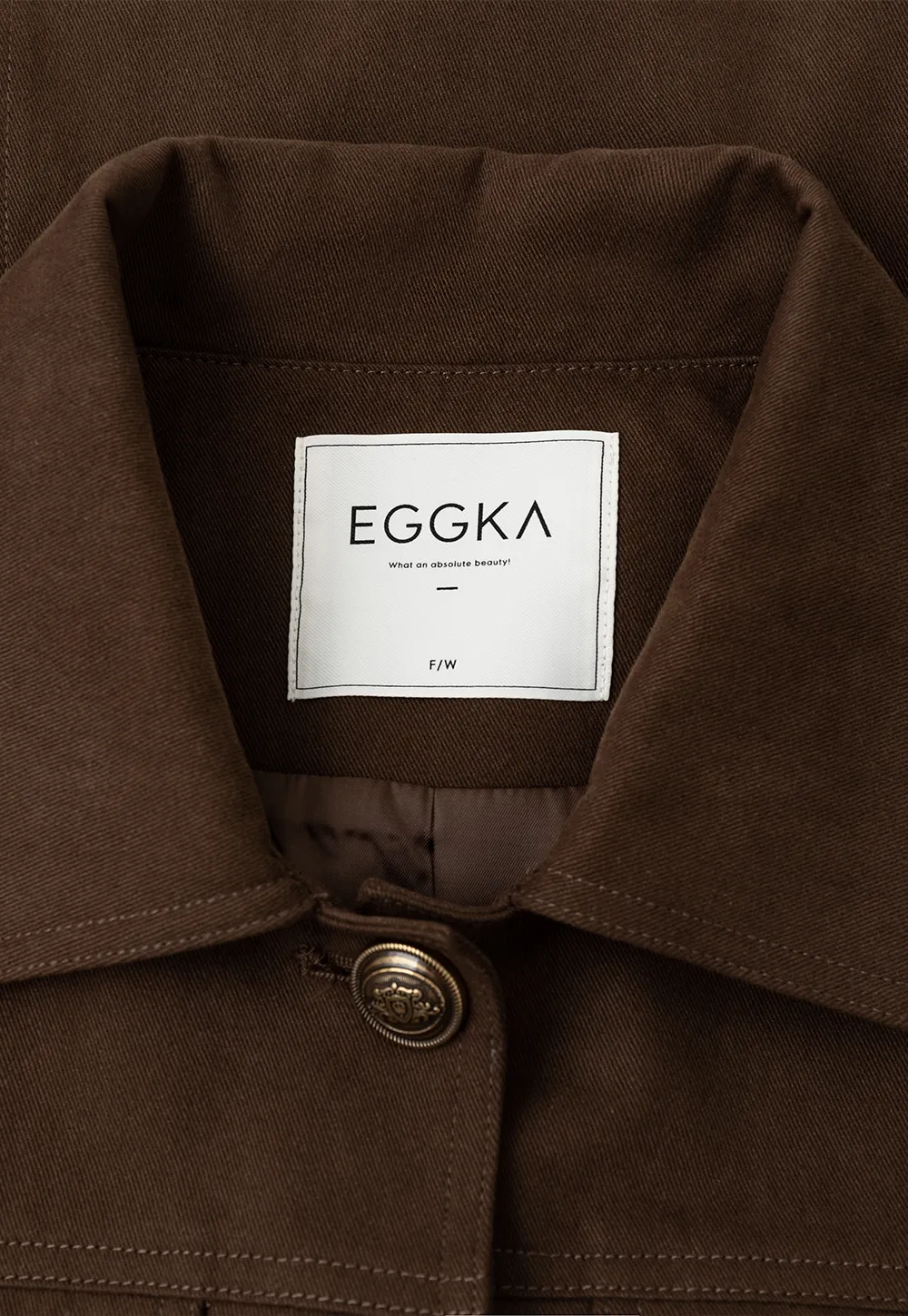 Stand Collar Button Front Short Jacket