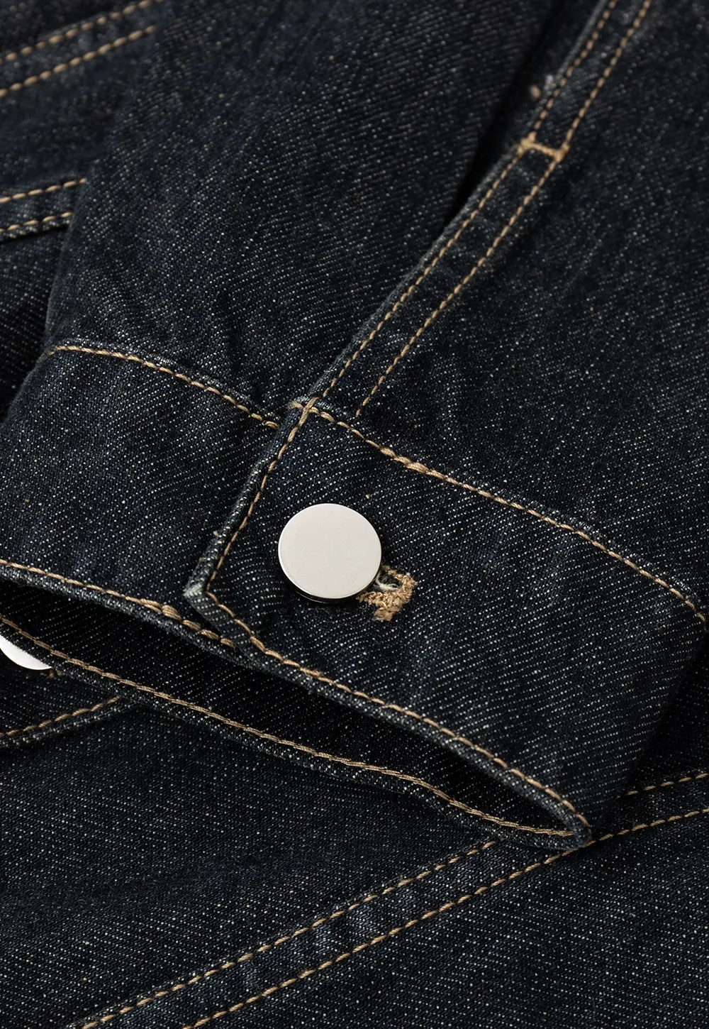 Cropped Denim Jacket with Lace Trim Hem