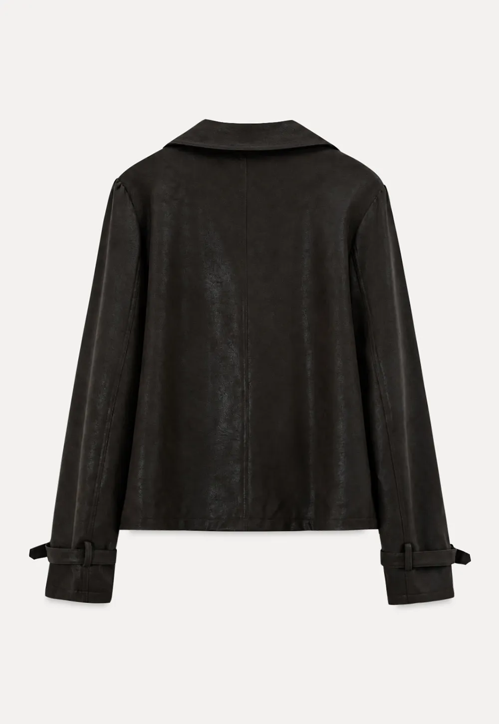 Double Breasted Peplum Short Jacket