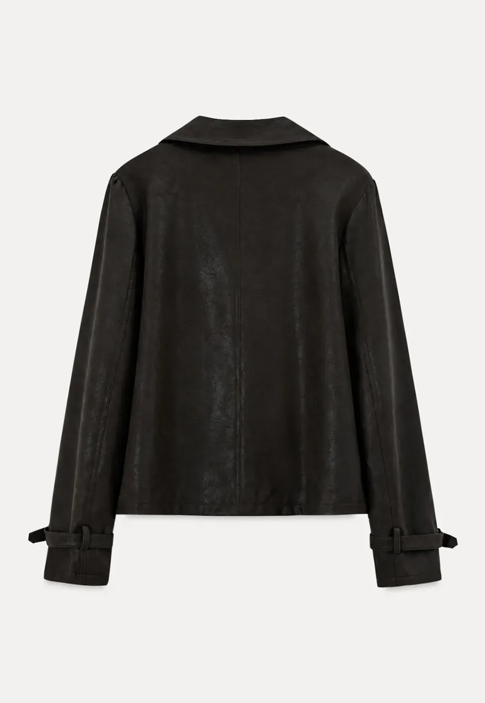 Double Breasted Peplum Short Jacket