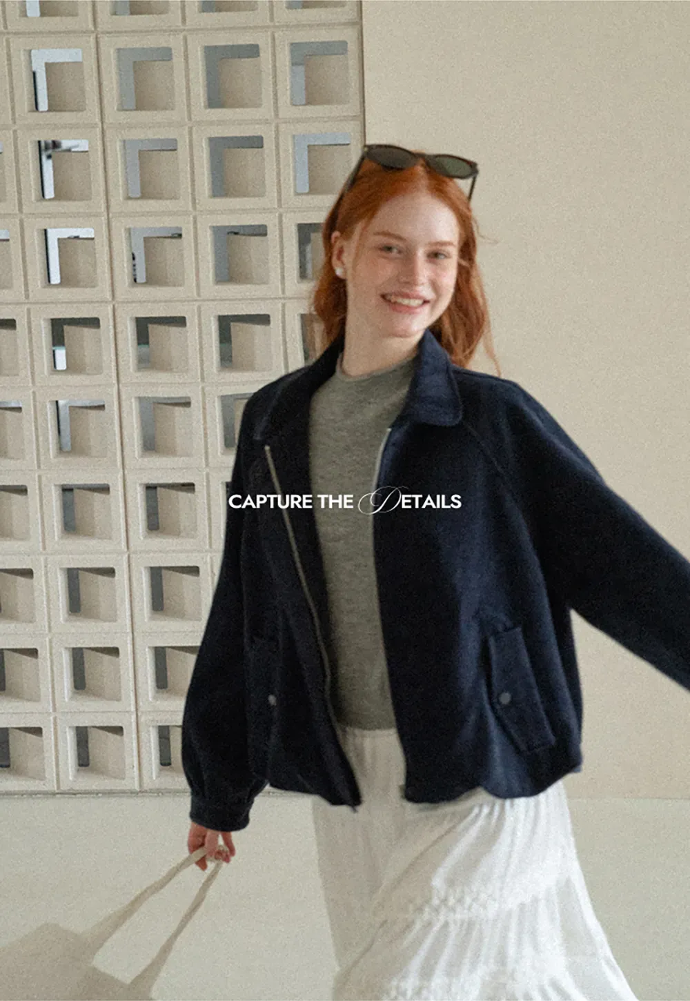 Velvet Cropped Jacket with Zip Front and Patch Pockets