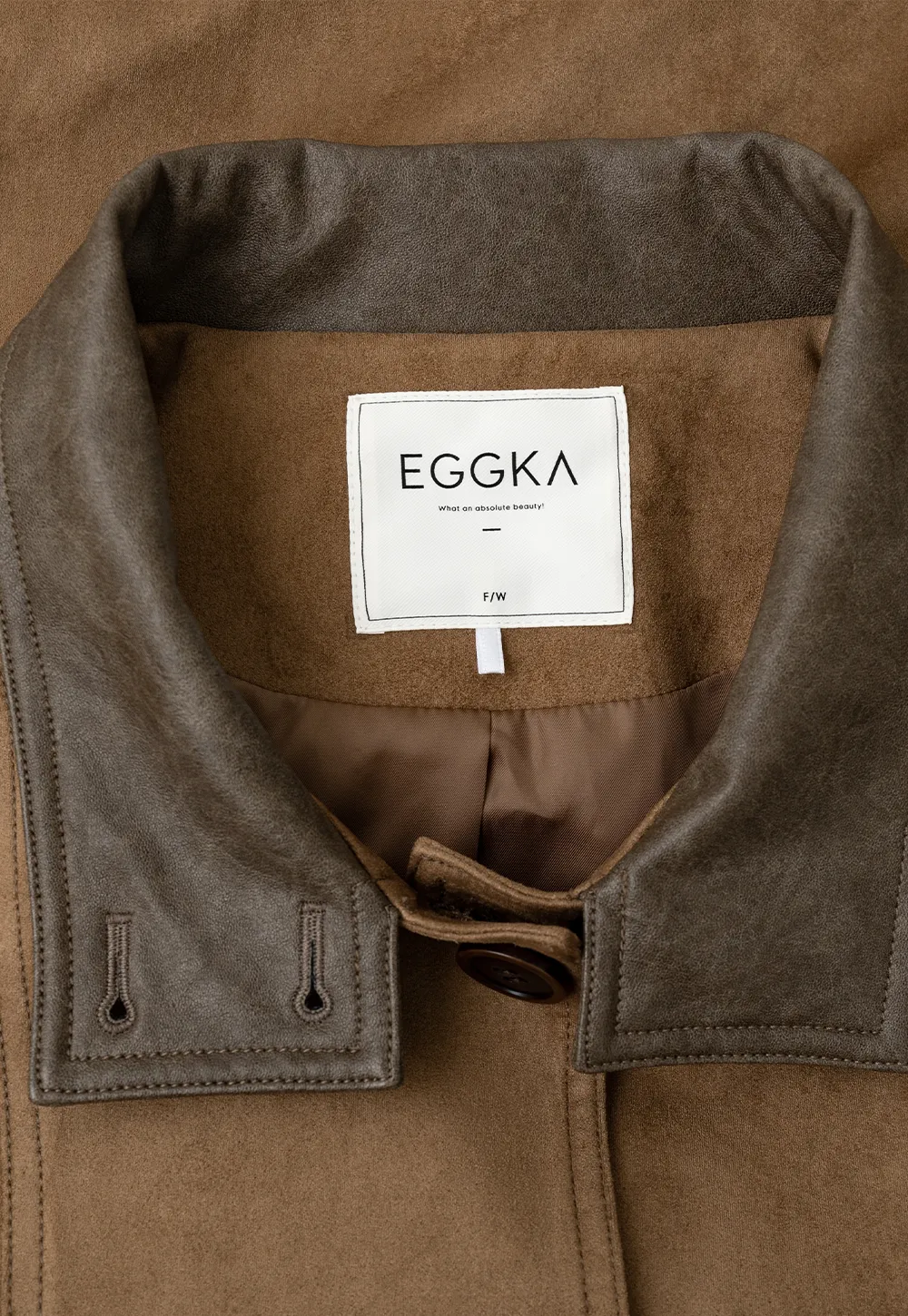 Suede Texture Oversized Short Jacket