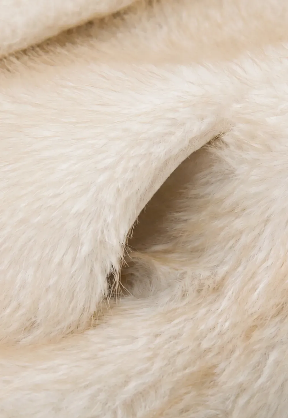 Faux Fur Collar Cropped Vest