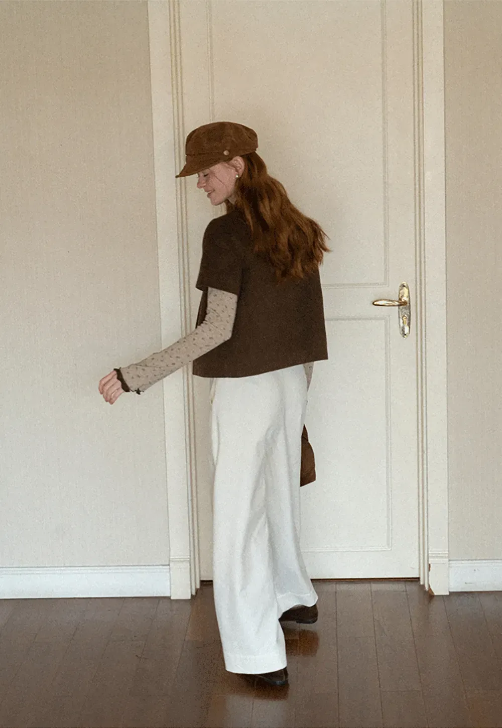 Peter Pan Collar Cropped Short Jacket