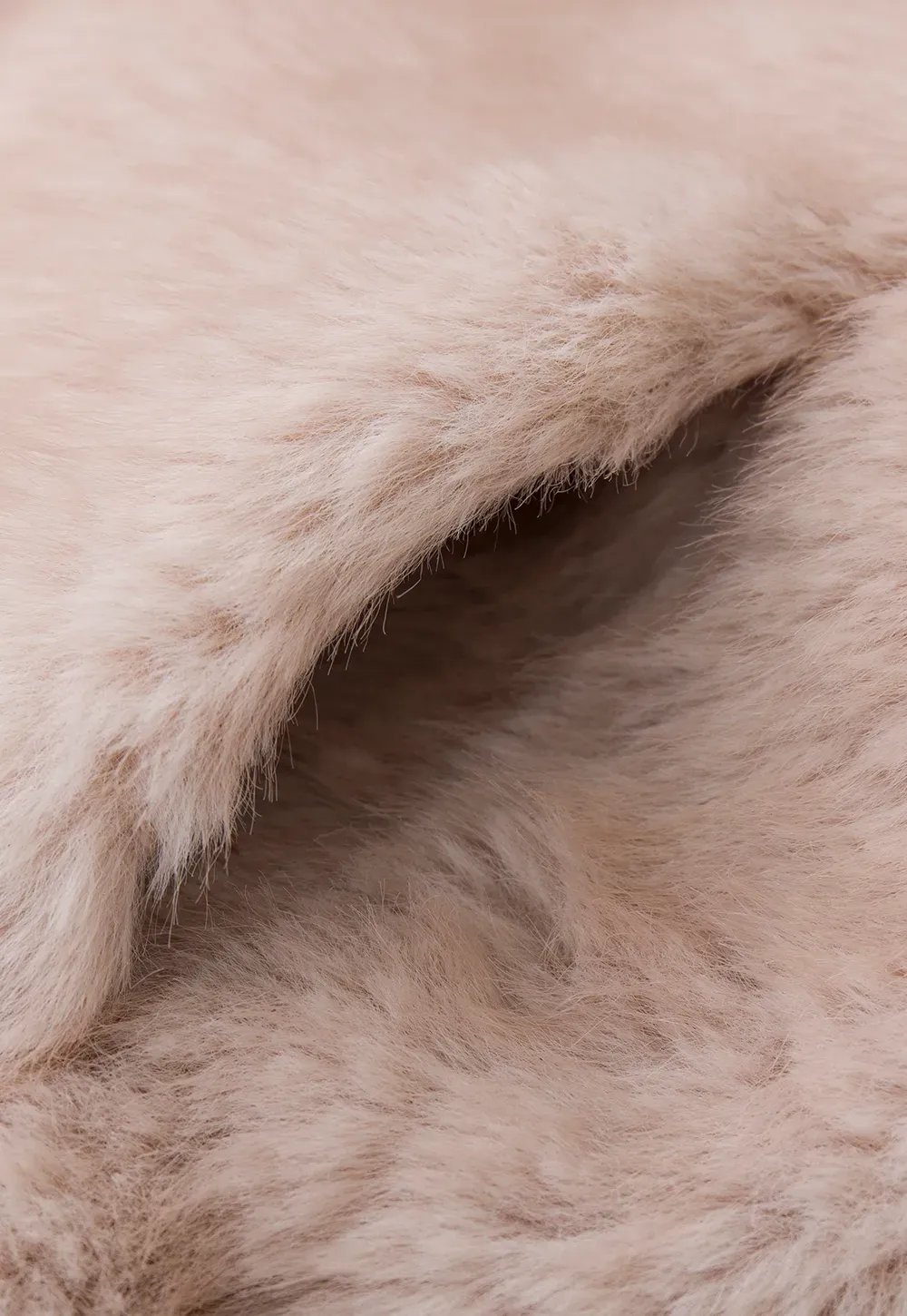 Faux Fur Turtleneck Cropped Short Jacket