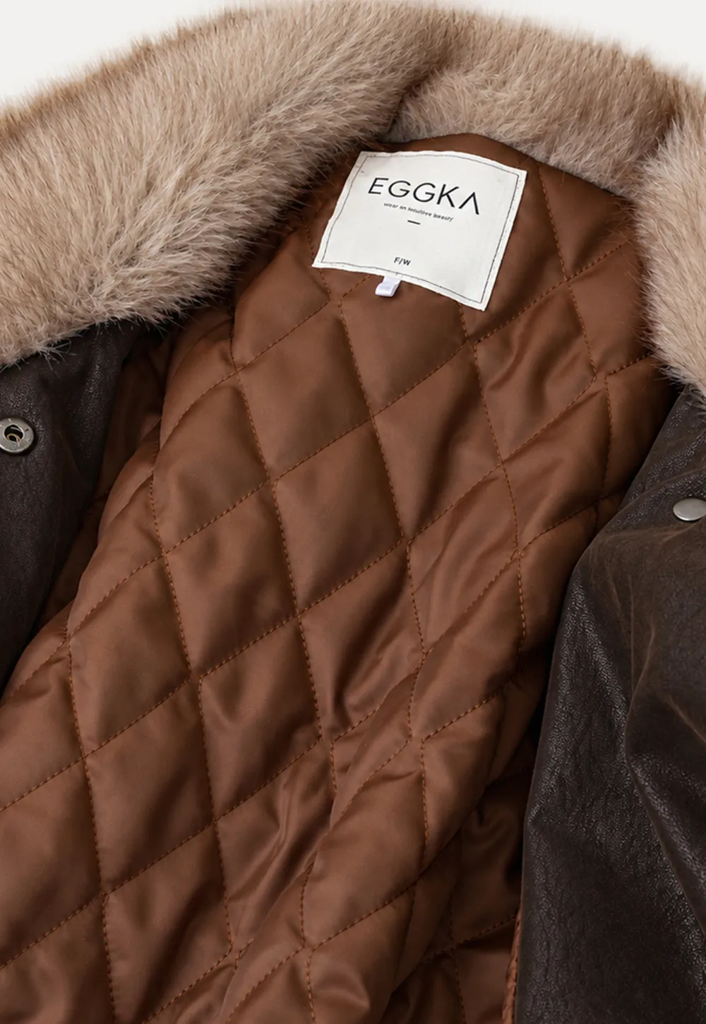 Faux Fur Collar Belted Short Jacket