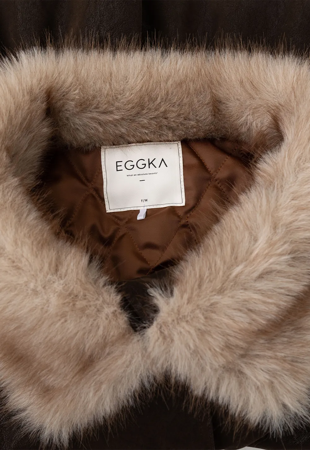 Faux Fur Collar Belted Short Jacket
