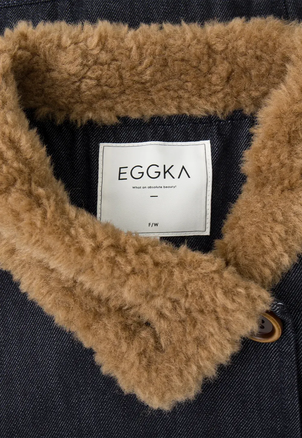 Faux Fur Trimmed Stand Collar Button Front Short Jacket