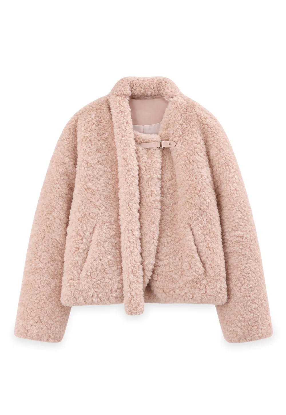 Textured Bouclé Cropped Short Jacket