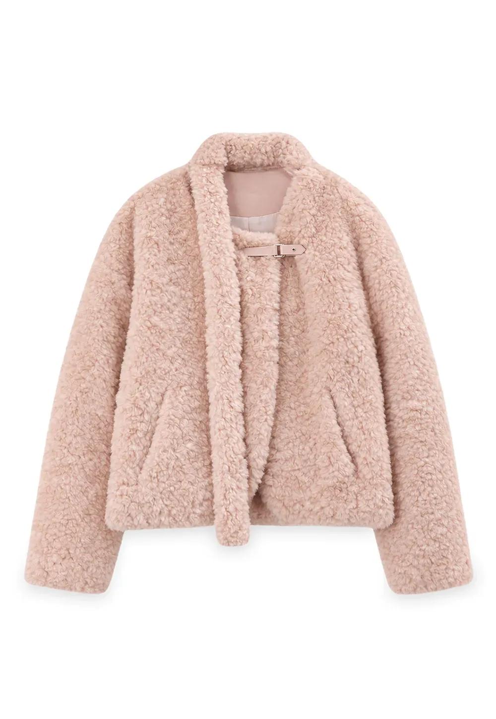 Textured Bouclé Cropped Short Jacket