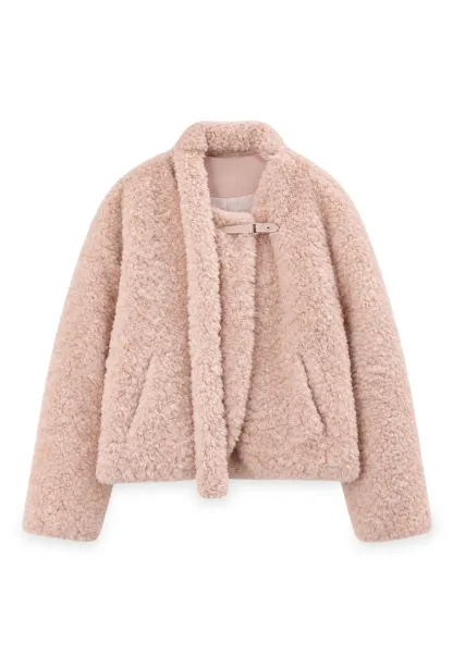 Textured Bouclé Cropped Short Jacket