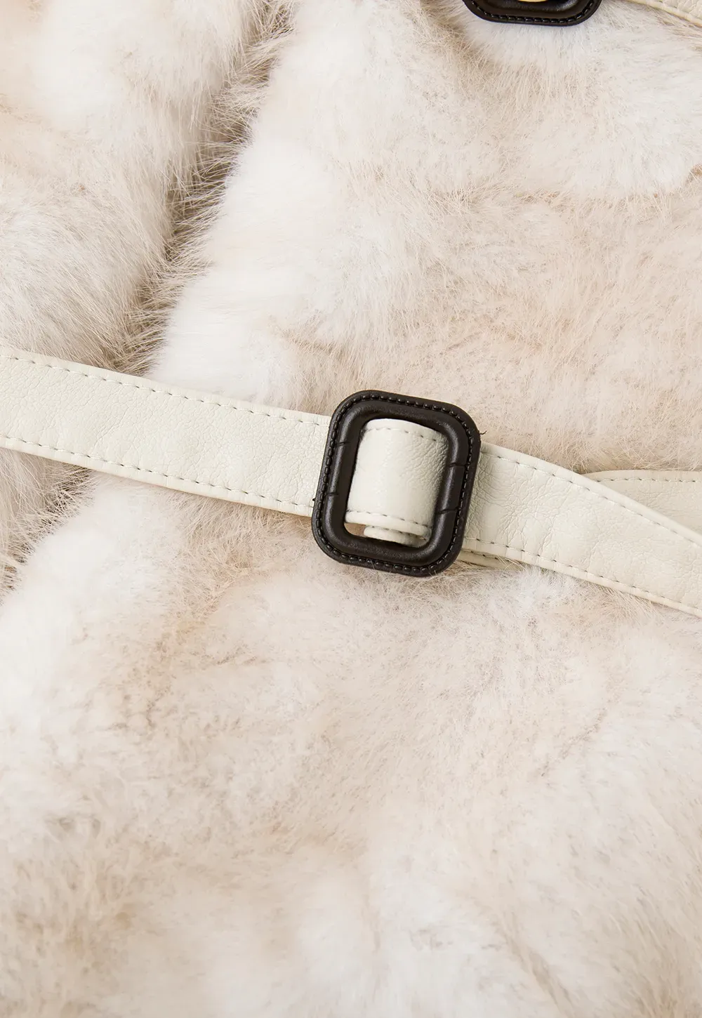 Faux Fur Oversized Coat with Toggle Closure