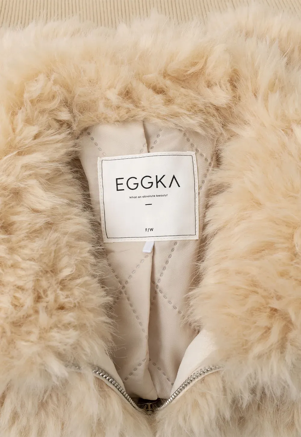 Fluffy Textured Cropped Bomber Jacket