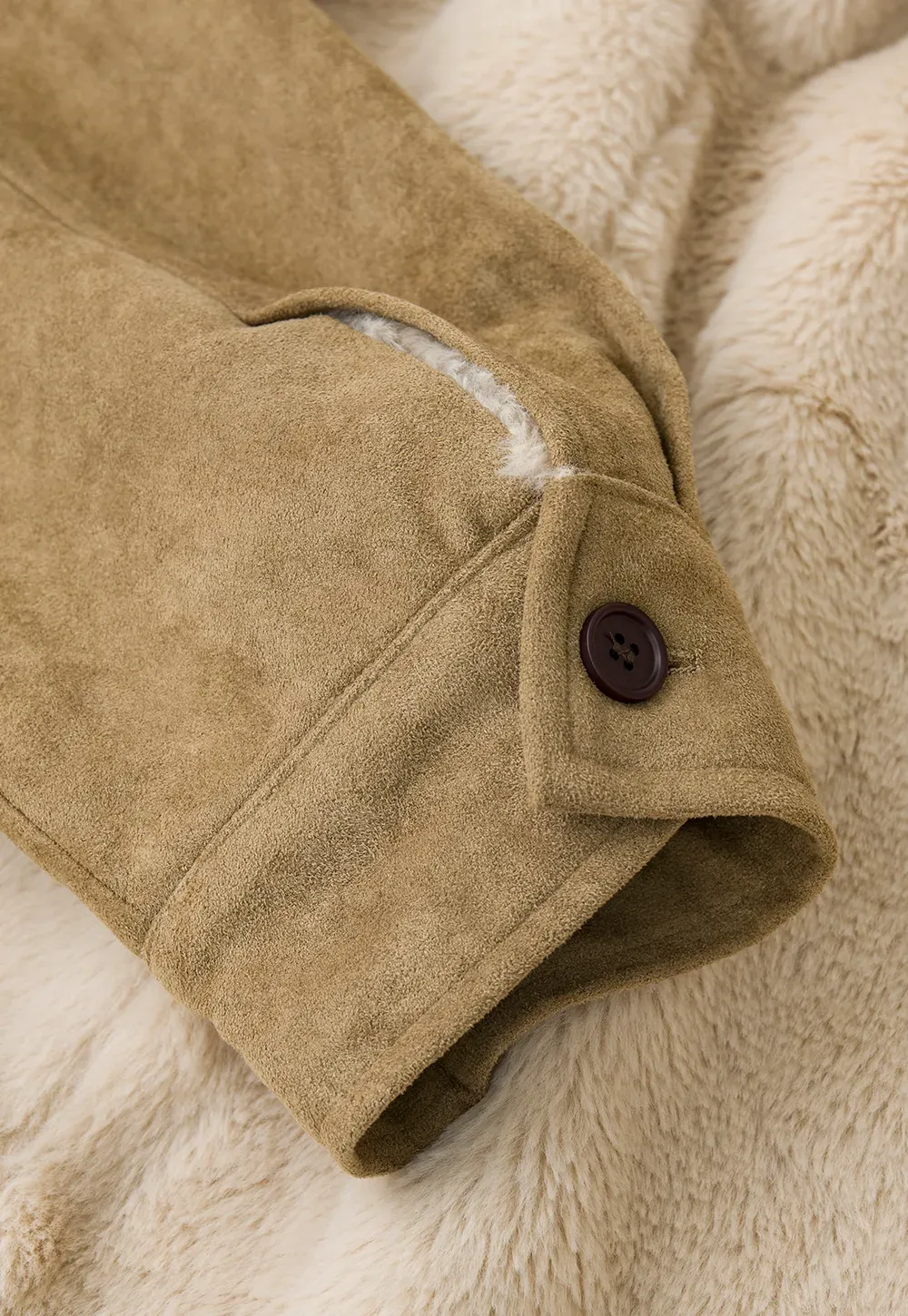 Leopard Print Faux Fur Collar Short Jacket