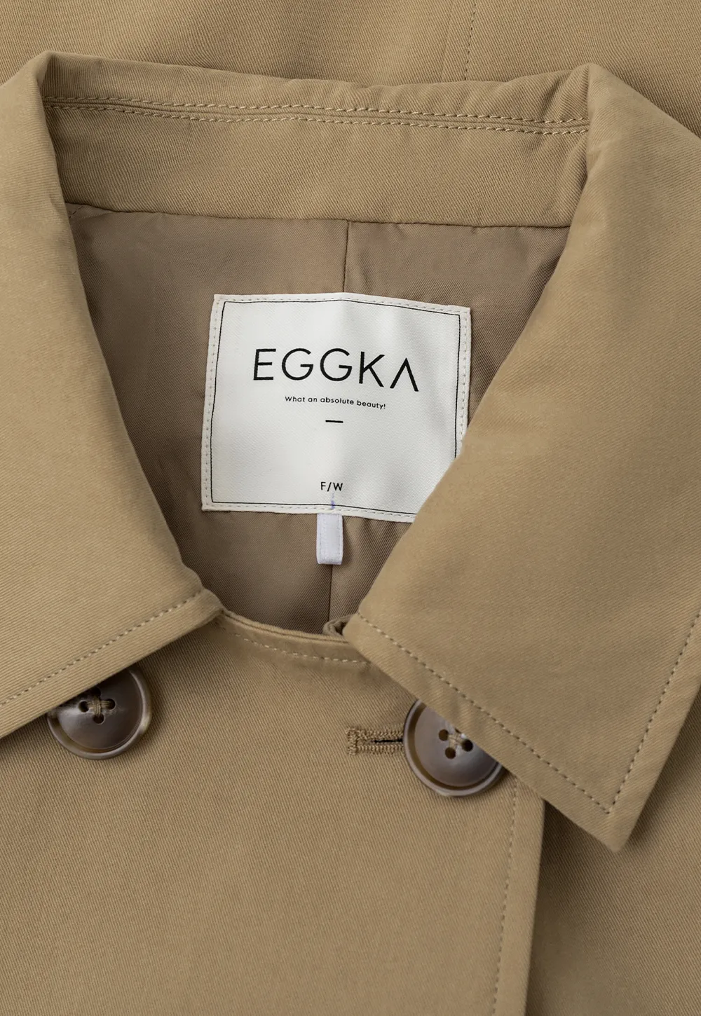 Double Breasted Belted Trench Coat