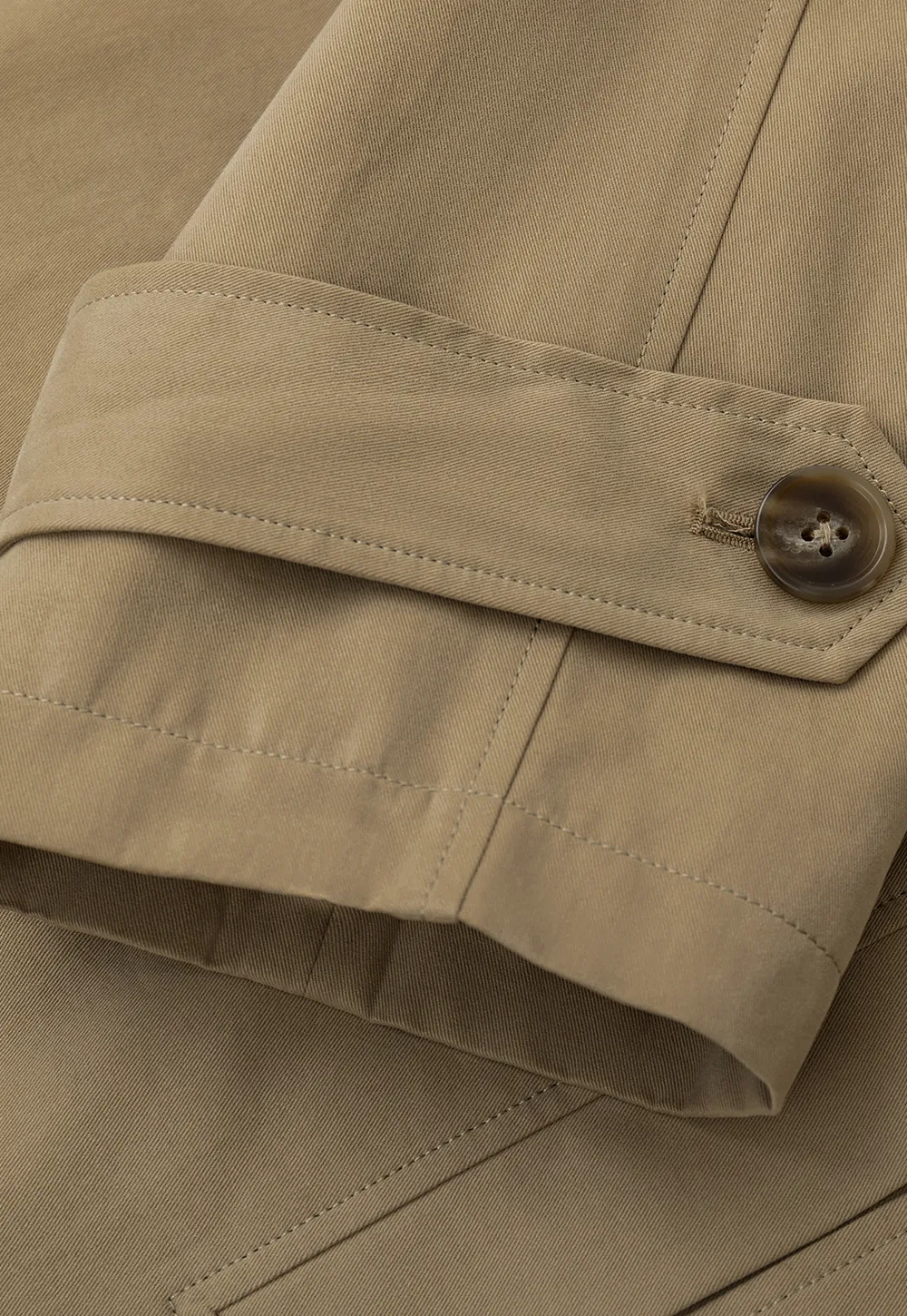 Double Breasted Belted Trench Coat