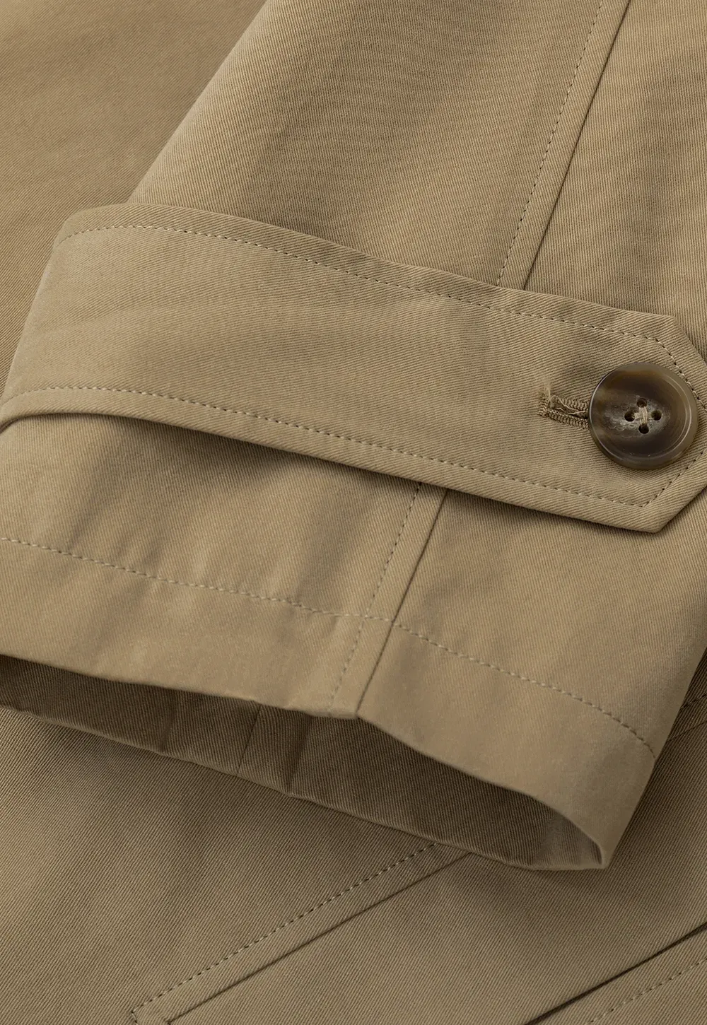 Double Breasted Belted Trench Coat