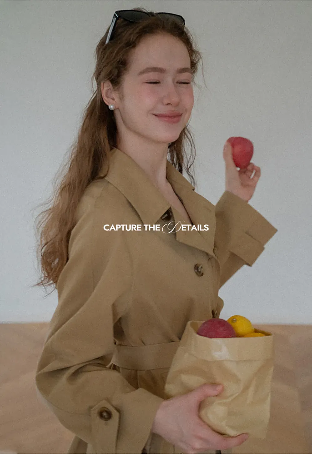 Double Breasted Belted Trench Coat