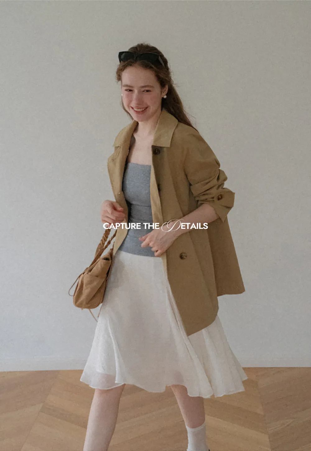 Double Breasted Belted Trench Coat