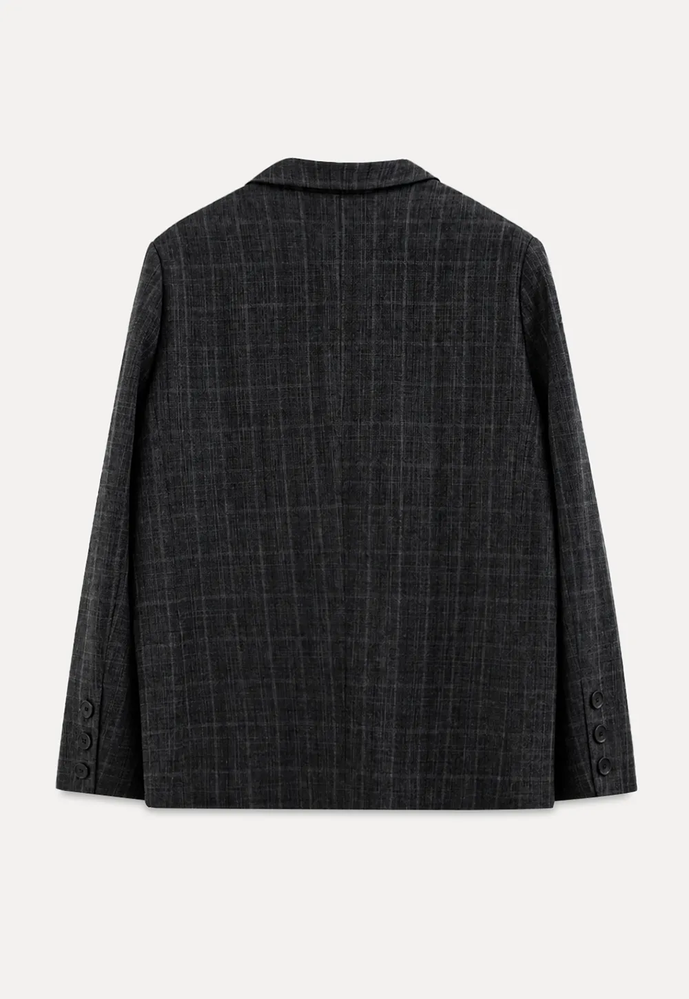 Oversized Plaid Blazer Suit