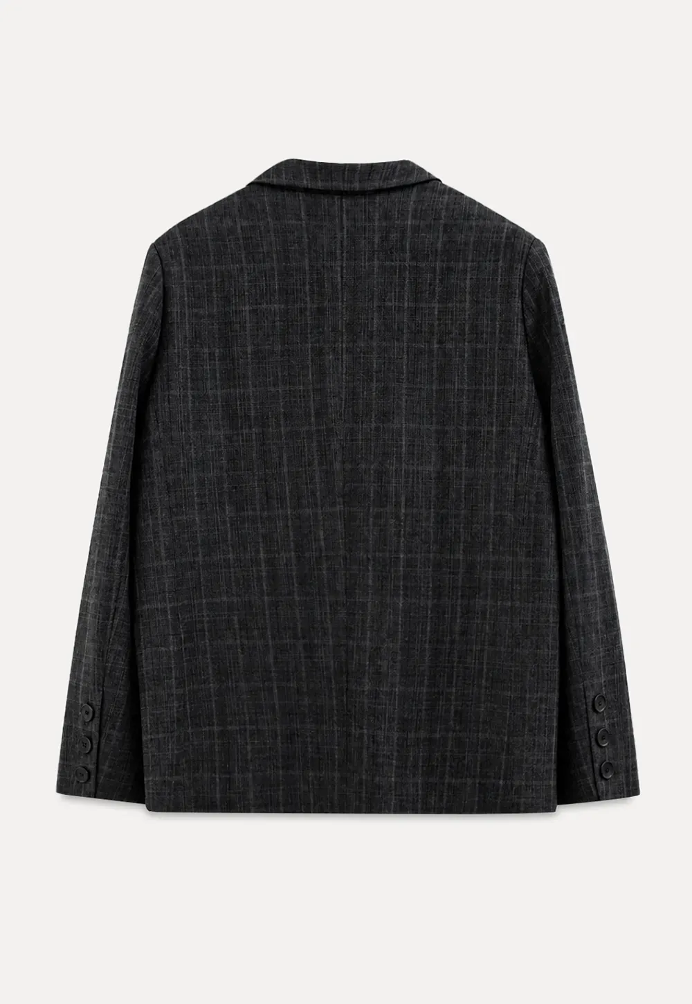 Oversized Plaid Blazer Suit