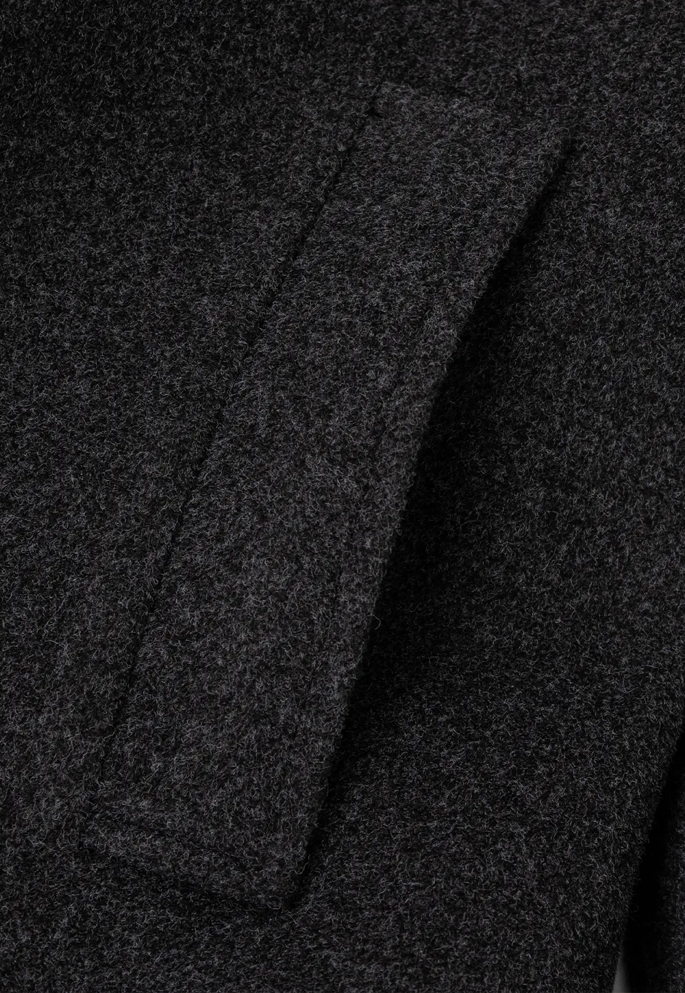 Cape Collar Double Breasted Wool Coat