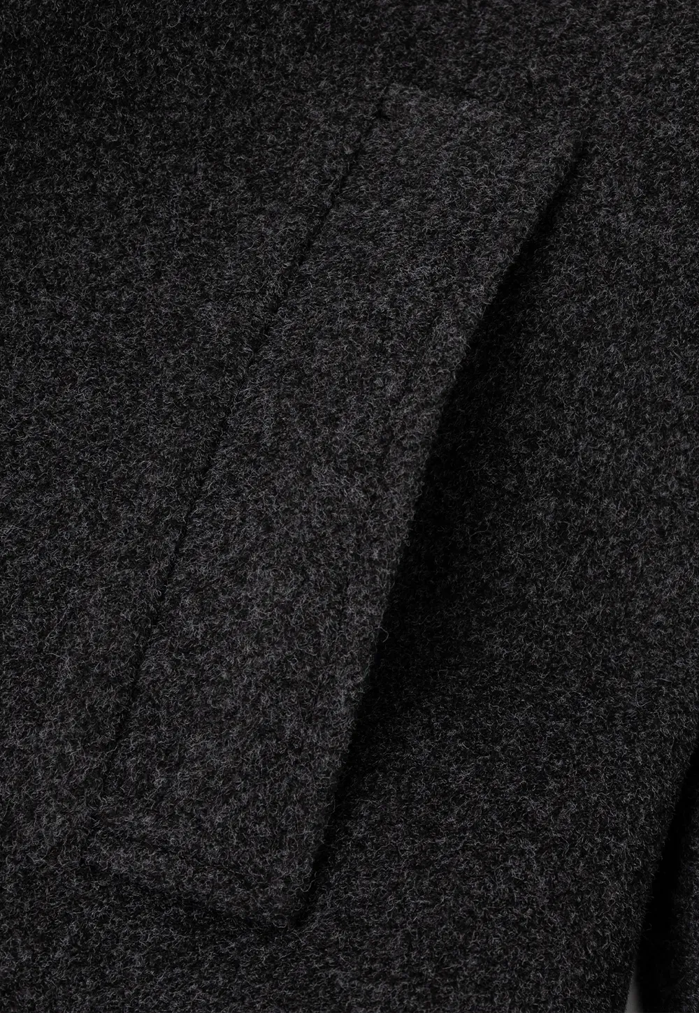 Cape Collar Double Breasted Wool Coat