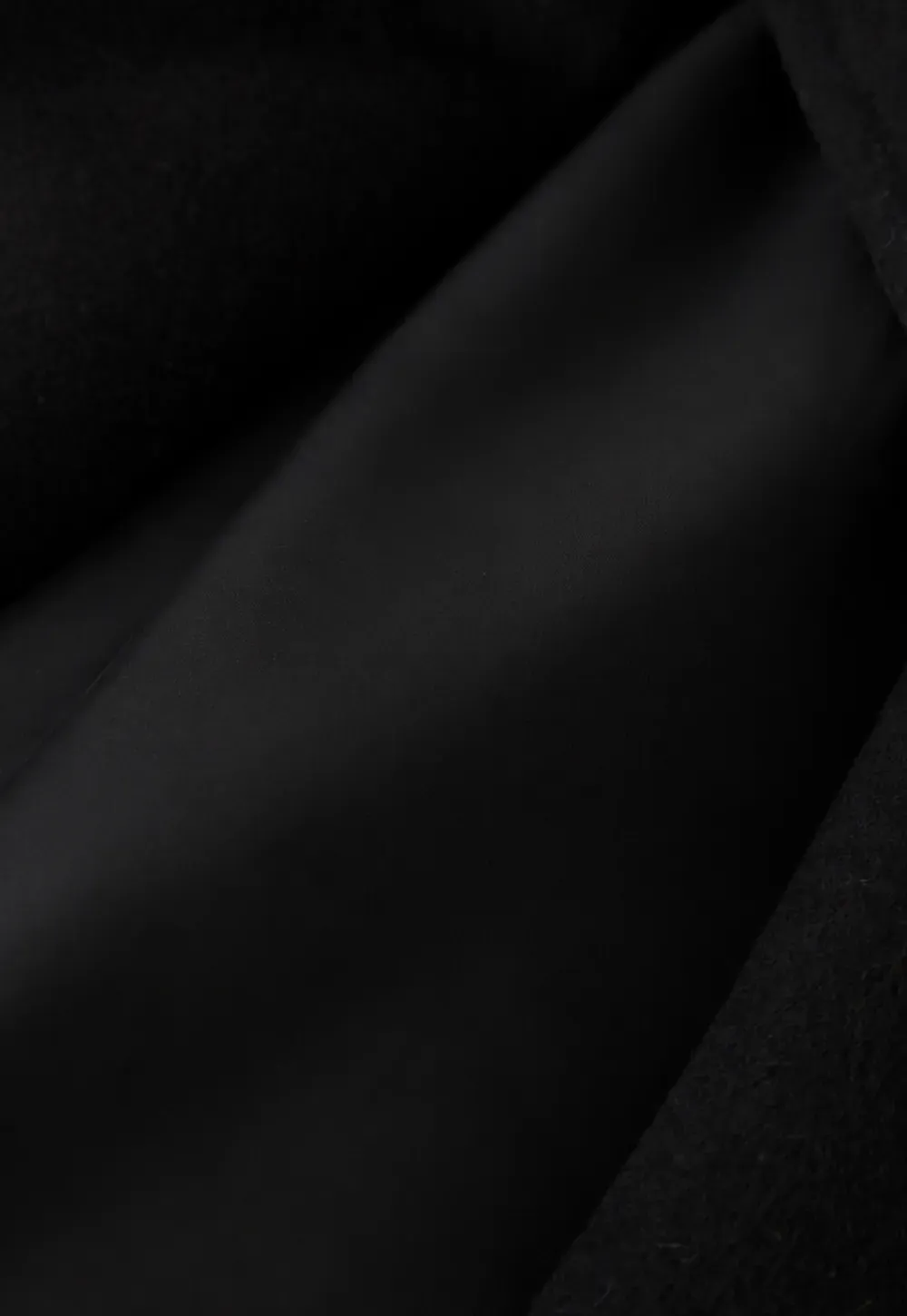 Asymmetrical Lapel Belted Wool Coat