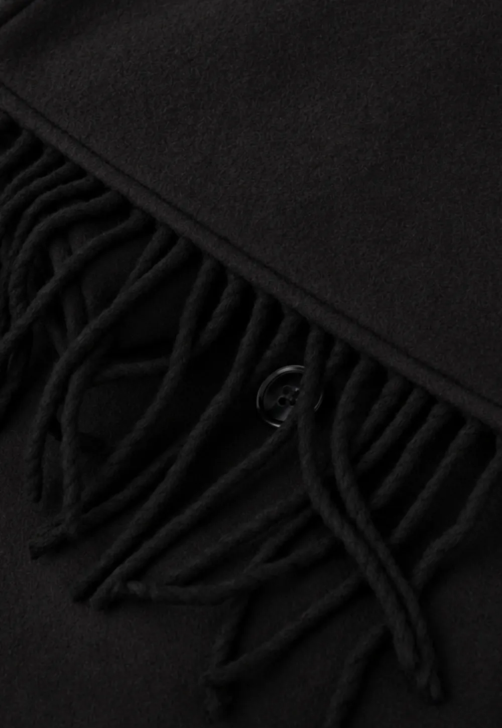 Double Breasted Notched Collar Wool Coat