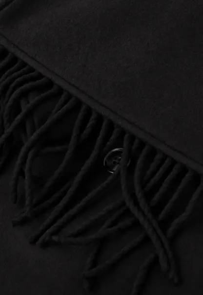 Double Breasted Notched Collar Wool Coat