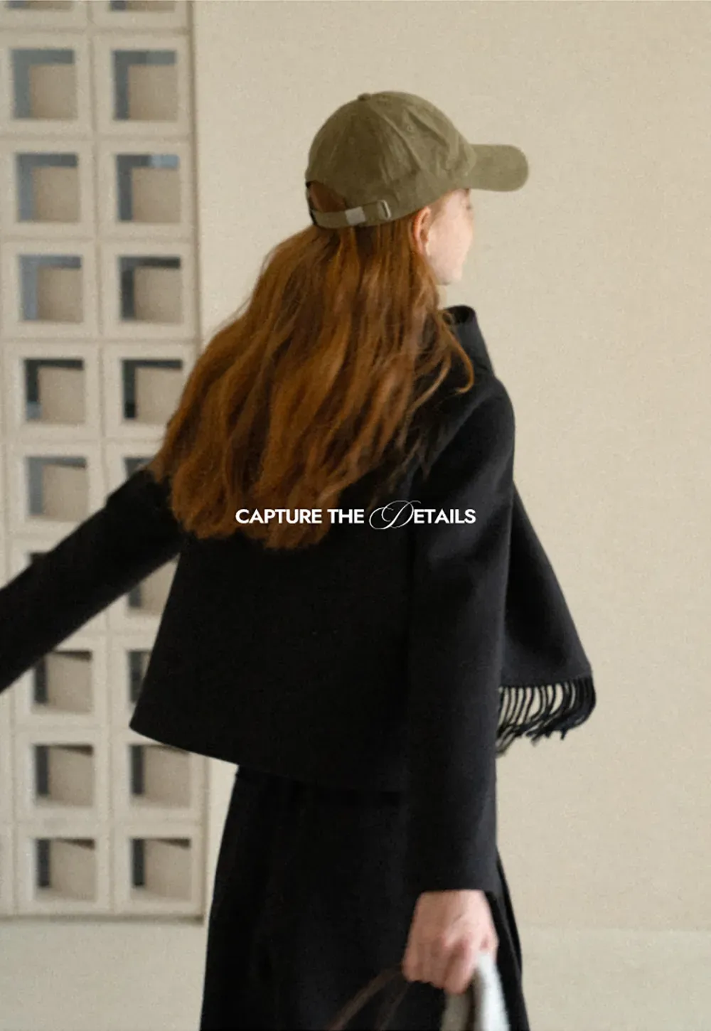Double Breasted Notched Collar Wool Coat