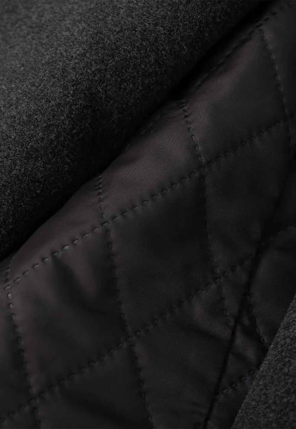 Peplum Waist Belted Wool Coat