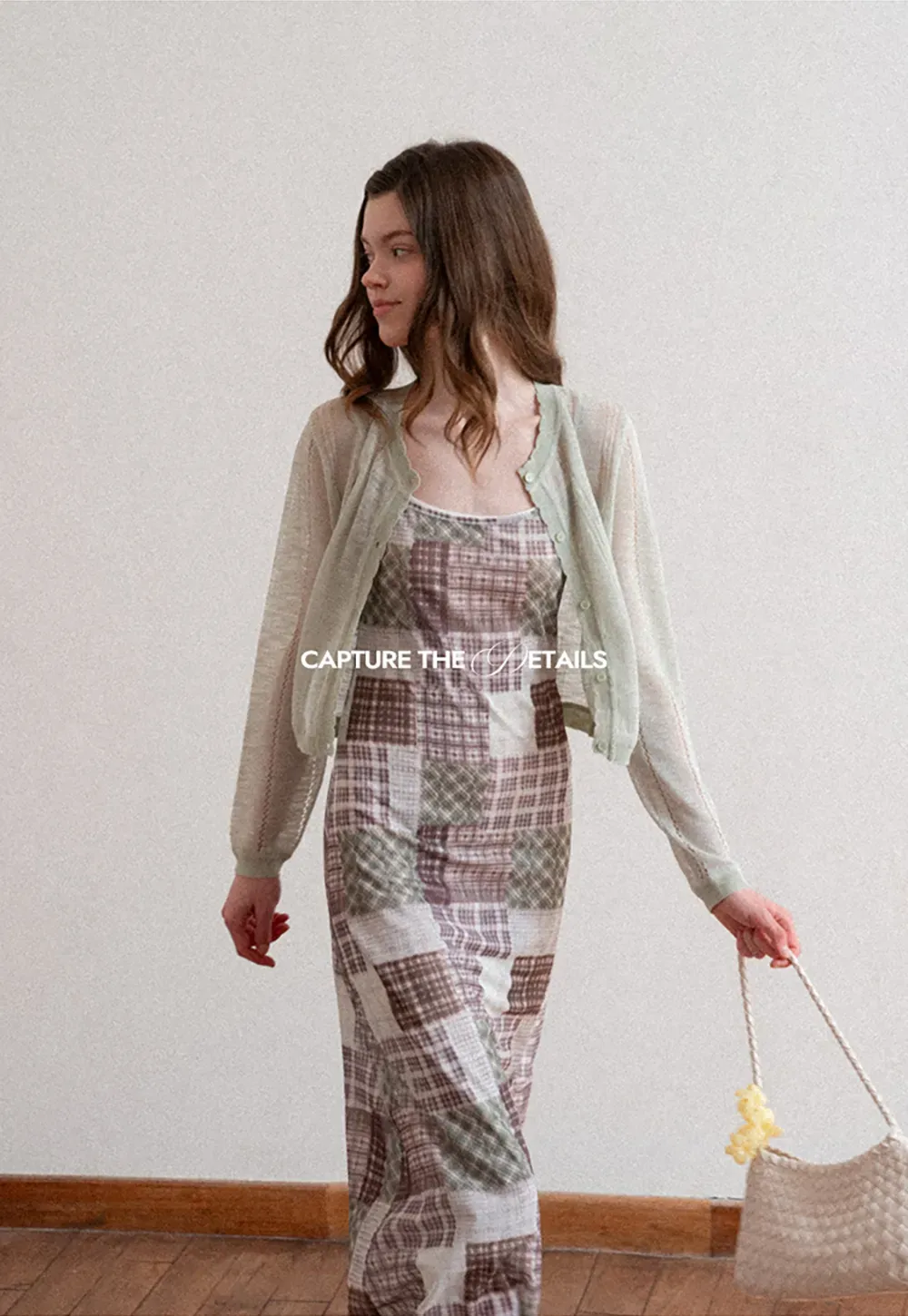 Patchwork Plaid Maxi Slip Dress