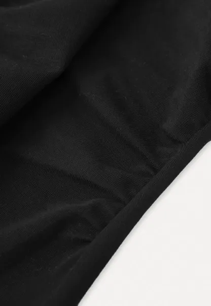 Short Sleeve Dress with V Neck and Front Twist Detail