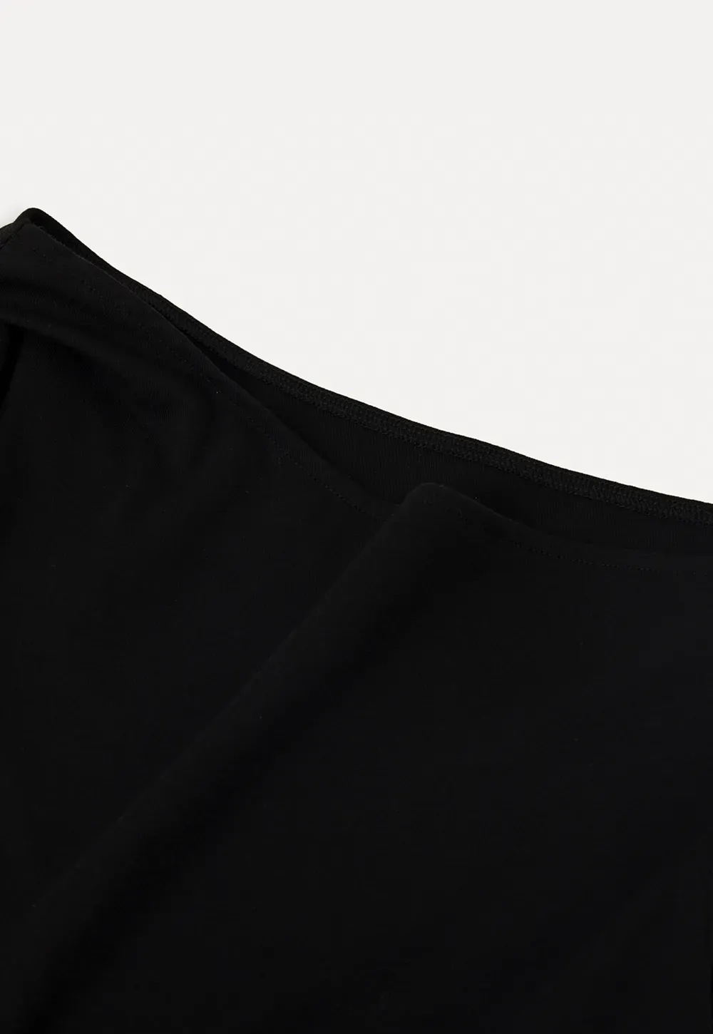 Off Shoulder Sleeveless Fitted Dress with Neck Scarf Detail