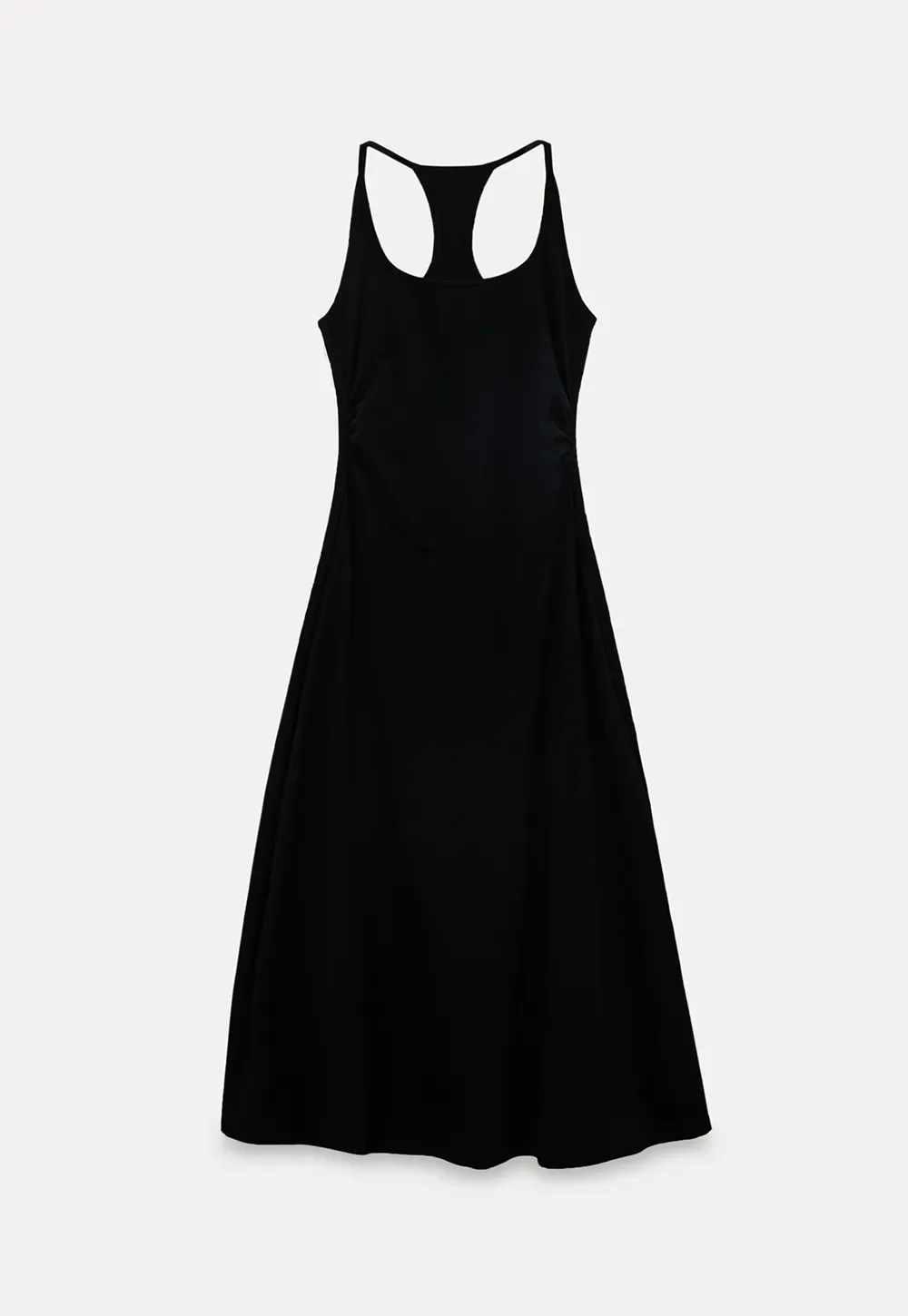 Square Neck Sleeveless Midi Dress