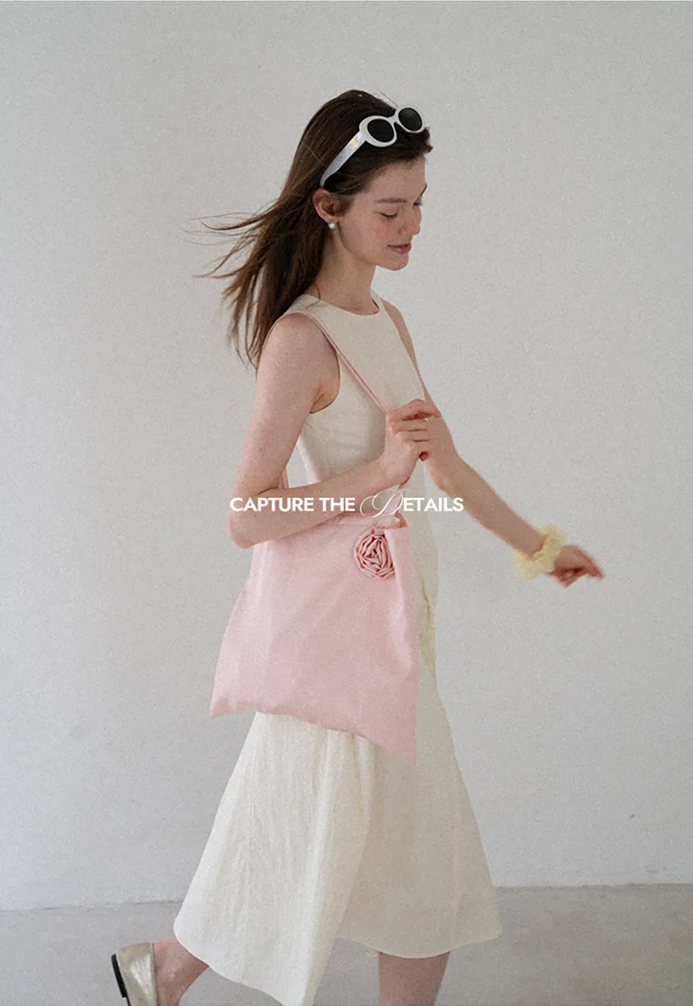 Sleeveless A-Line Midi Dress with Structured Bodice