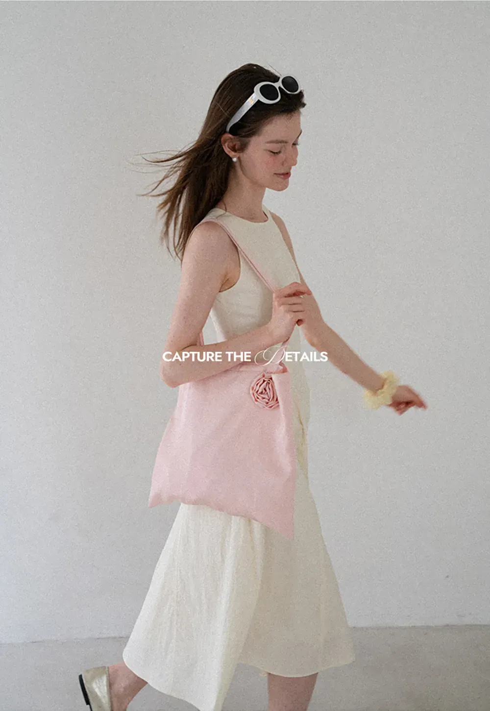 Sleeveless A-Line Midi Dress with Structured Bodice