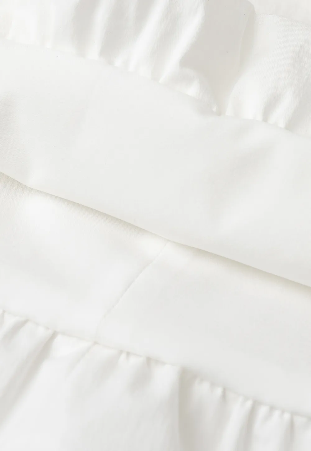 Ruffle Trim Sleeveless A Line Dress