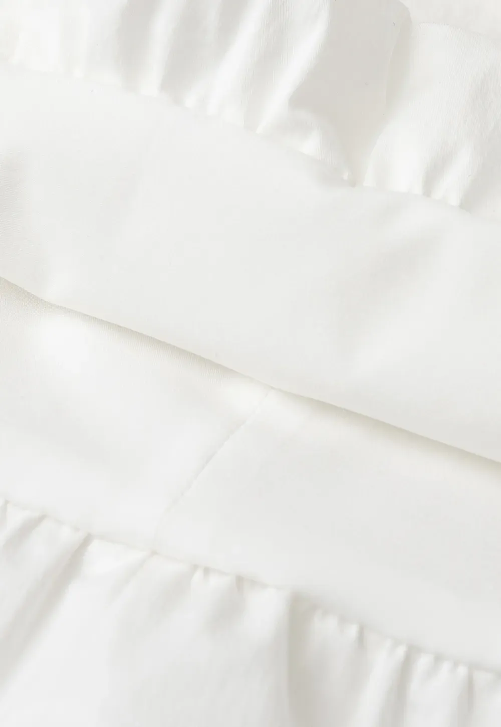 Ruffle Trim Sleeveless A Line Dress