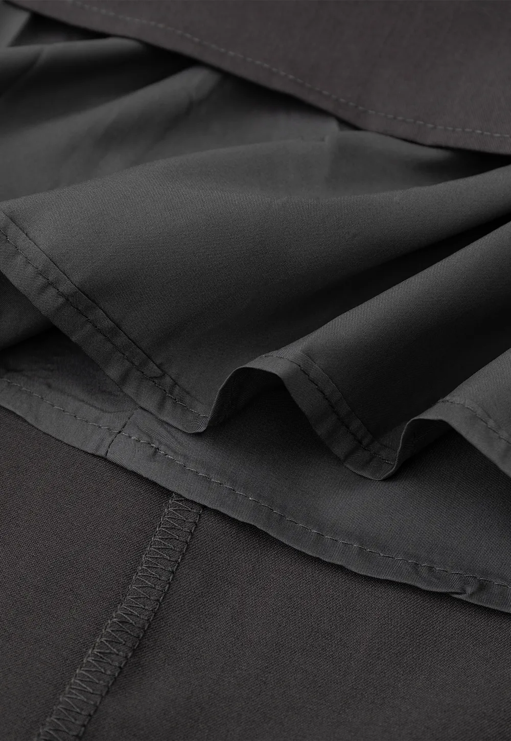 Asymmetrical Draped Sleeve Mini Dress