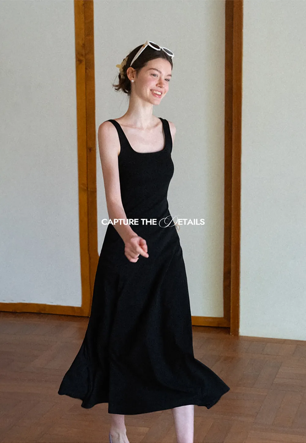 Square Neck Sleeveless Maxi Dress