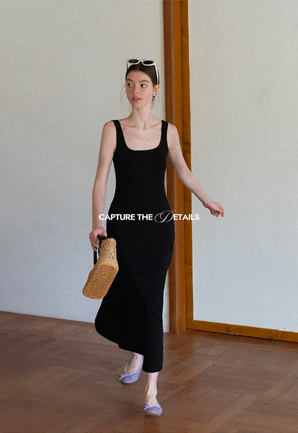 Square Neck Sleeveless Maxi Dress