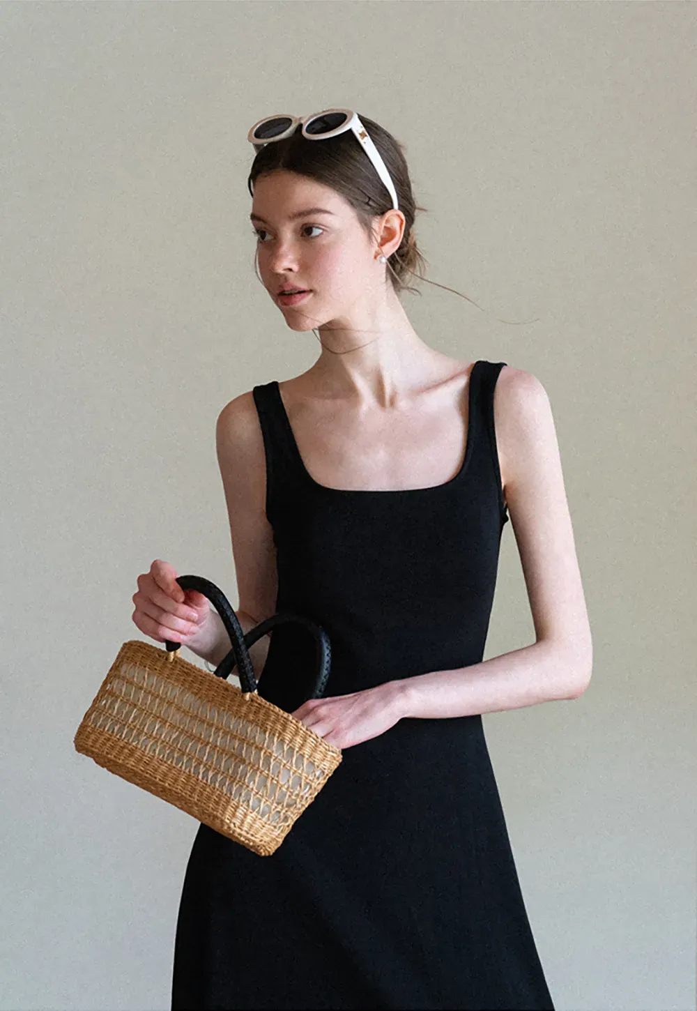 Square Neck Sleeveless Maxi Dress