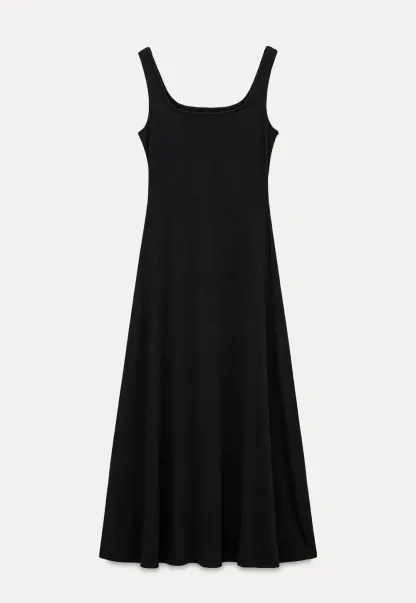 Square Neck Sleeveless Maxi Dress