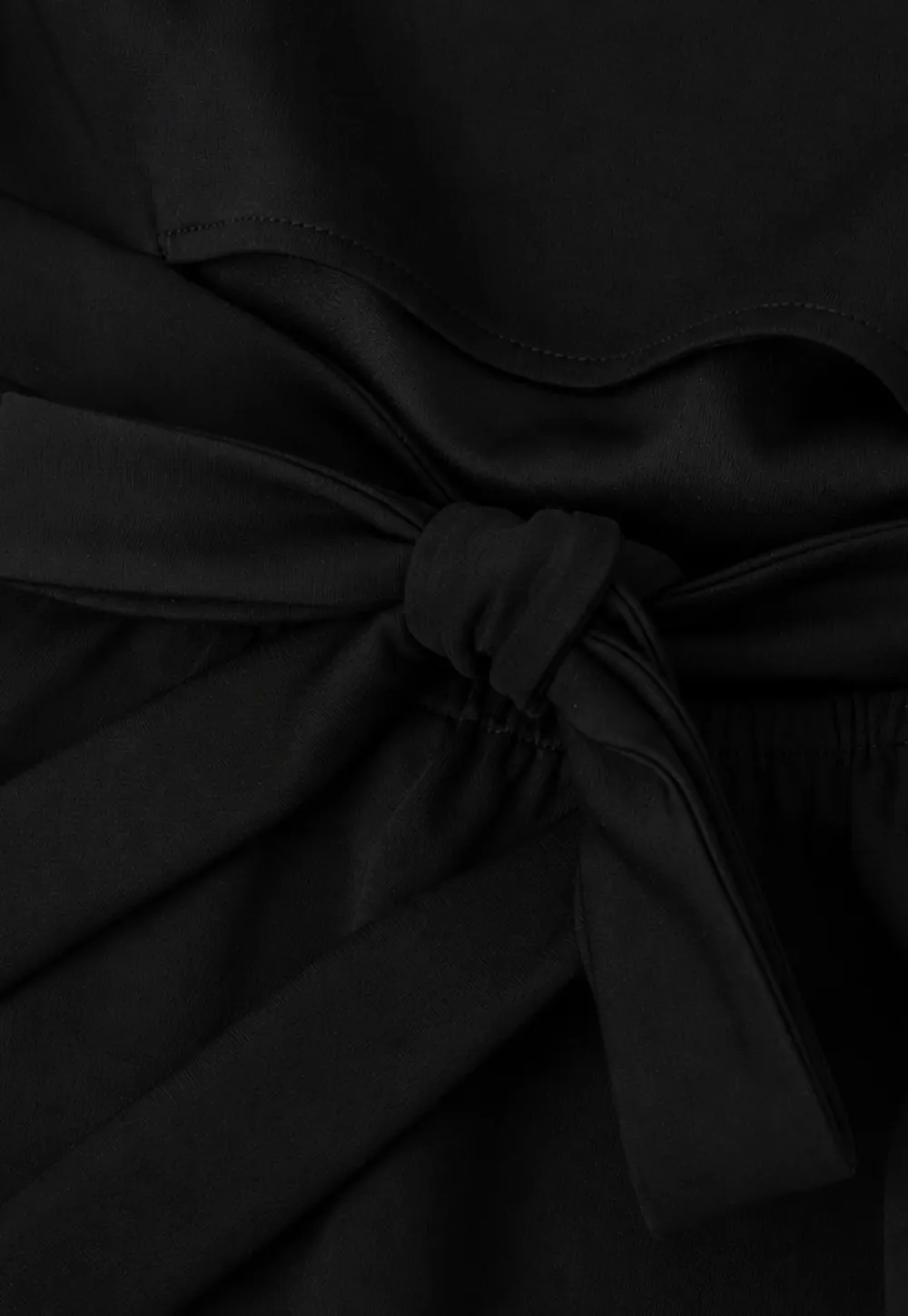Off Shoulder Cutout Back Tie Waist Dress